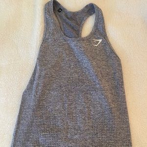 Gymshark vital seamless - grey marl tank size small
